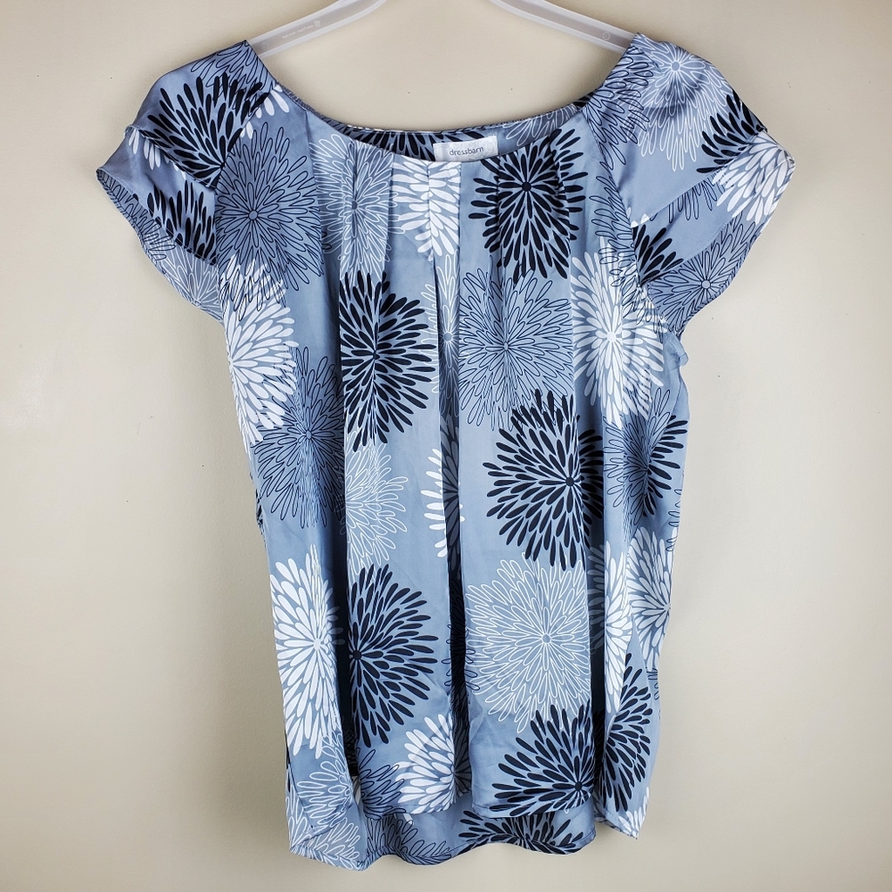 Dressbarn Short Sleeve Floral Blouse - Size 14/16